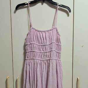 American Eagle Outfitters Soft Pink Cotton Dress